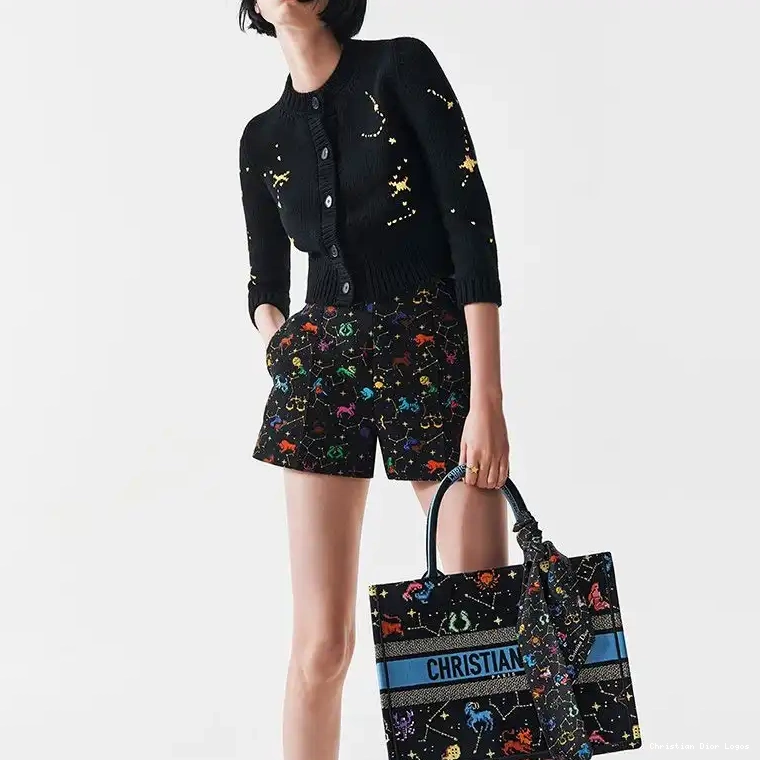 Cheap Dior Canvas Pixel Black Zodiac Book Motif Tote 0508 Luxury